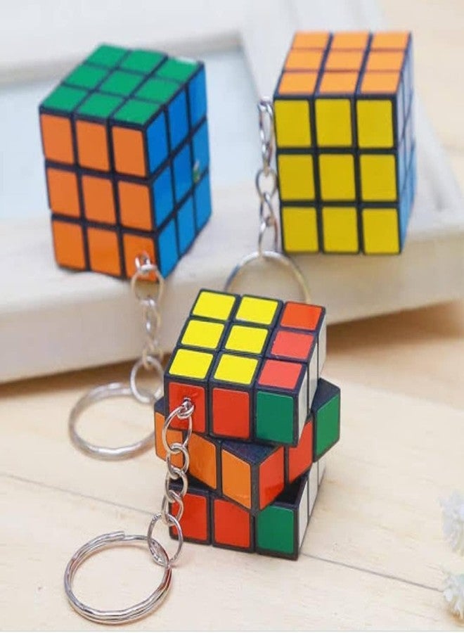YOOKO® (Pack of 2) Keychain 3x3 (Stickered) | Mini Speed Cube | Portable & Fun | Suitable for All Ages | Great Gift Idea - Image 5